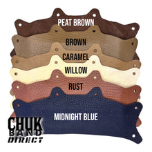 Load image into Gallery viewer, ChukBand™ Multi-Fit Headgear Wrap - Padded Elk Leather
